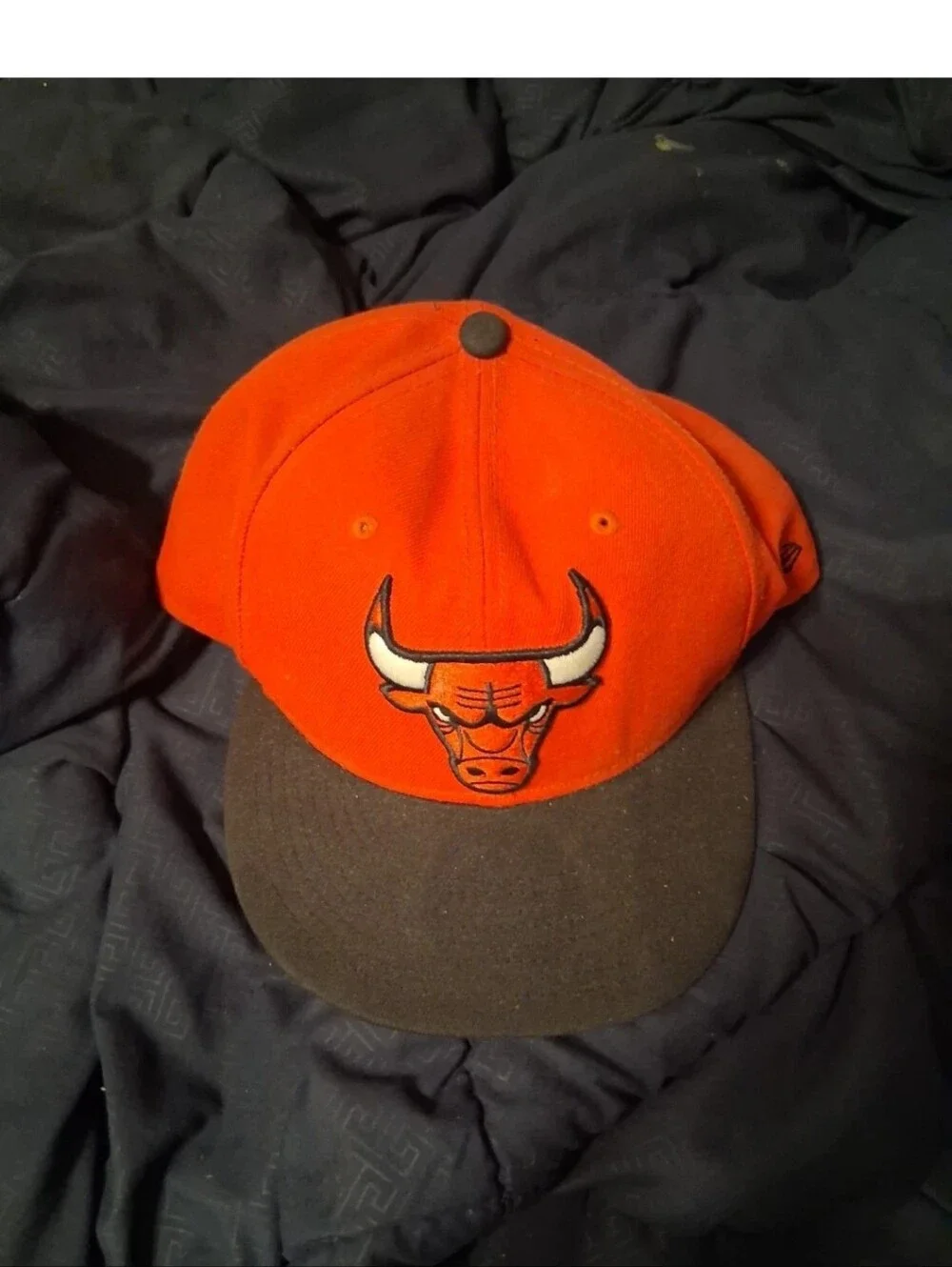 Chicago Bulls Orange and Black Snapback Hat